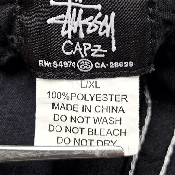 Stussy Paradise Bucket Hat Large / XL Blue Yellow Floral Cap Hawaiian Surf Skate - Picture 6 of 6